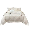 240-count all-cotton long-staple cotton four-piece set, Class A baby and mother grade bed sheet, quilt cover and bed hat style set, winter milk fleece Item Picture